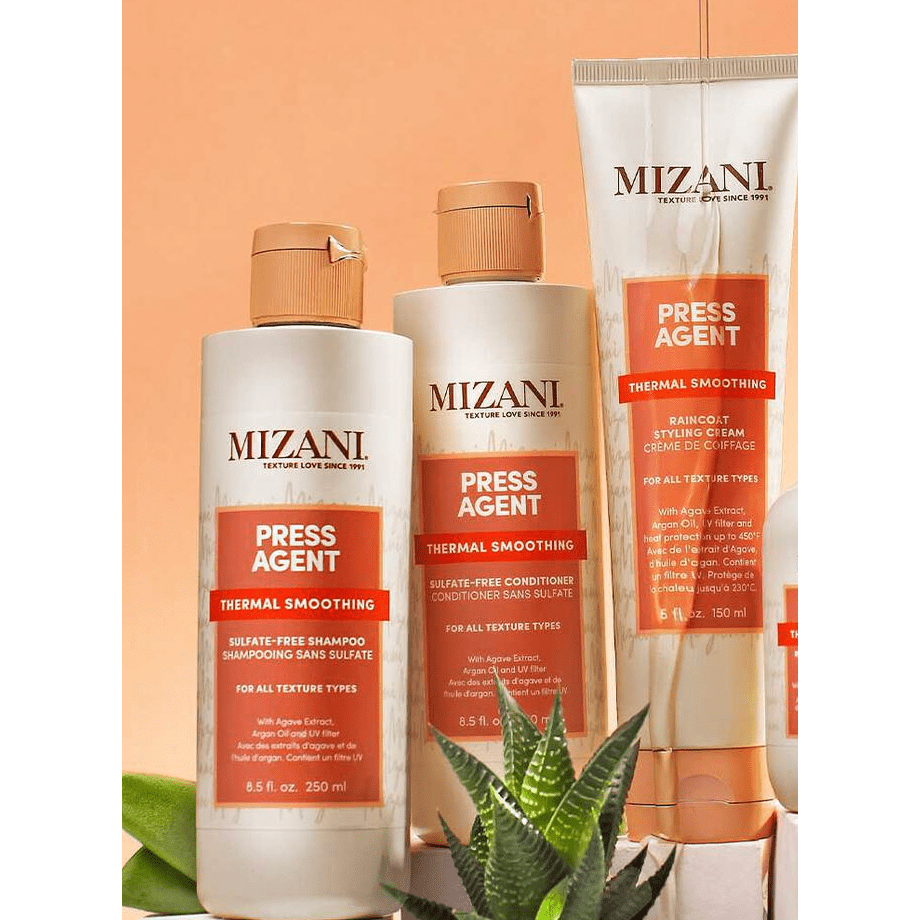 Mizani Press Agent Thermal Smoothing Shampoo โ 8.5oz | Heat Protection & Smoothing for Sleek Styles - Beauty Exchange Beauty Supply