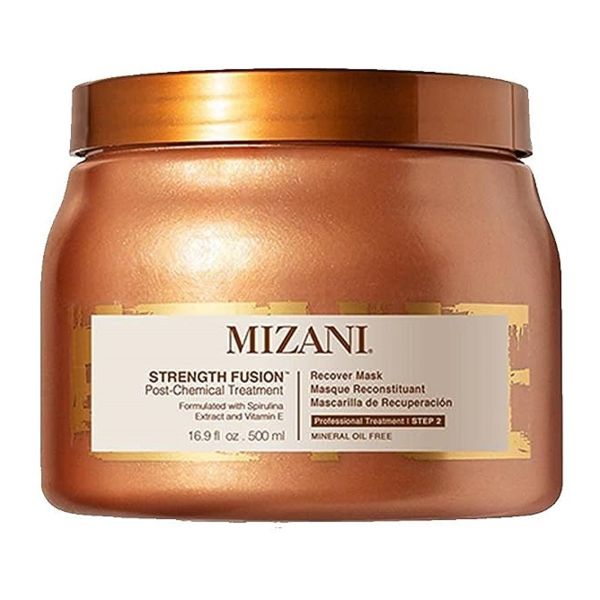 Mizani Strength Fusion Recover Mask | Intense Night - Time Treatment for Damaged Hair | 16.9oz - Beauty Exchange Beauty Supply