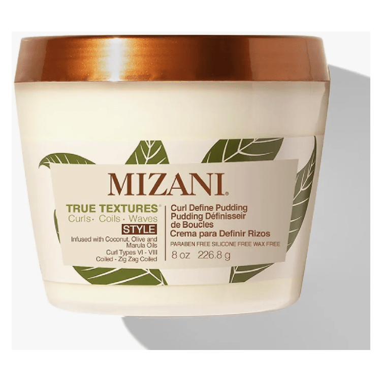 Mizani True Textures Curl Define Pudding – 8oz | Soft Curl Defining Cream for Natural Hair - Beauty Exchange Beauty Supply