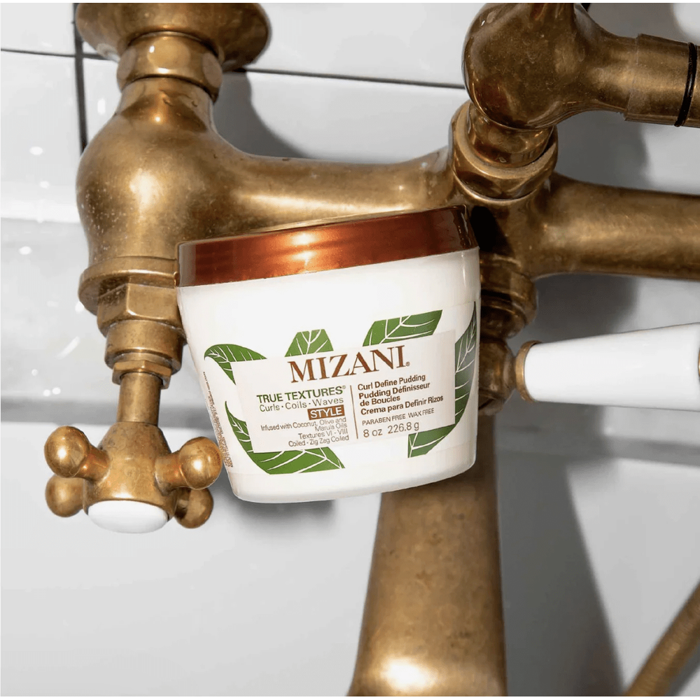 Mizani True Textures Curl Define Pudding – 8oz | Soft Curl Defining Cream for Natural Hair - Beauty Exchange Beauty Supply