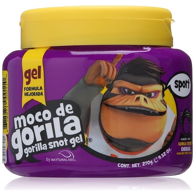 Moco de Gorila Hair Gel – Strong Hold Styling Gel – Punk, Sport, Rockero, Gamer – 9.52oz - Beauty Exchange Beauty Supply