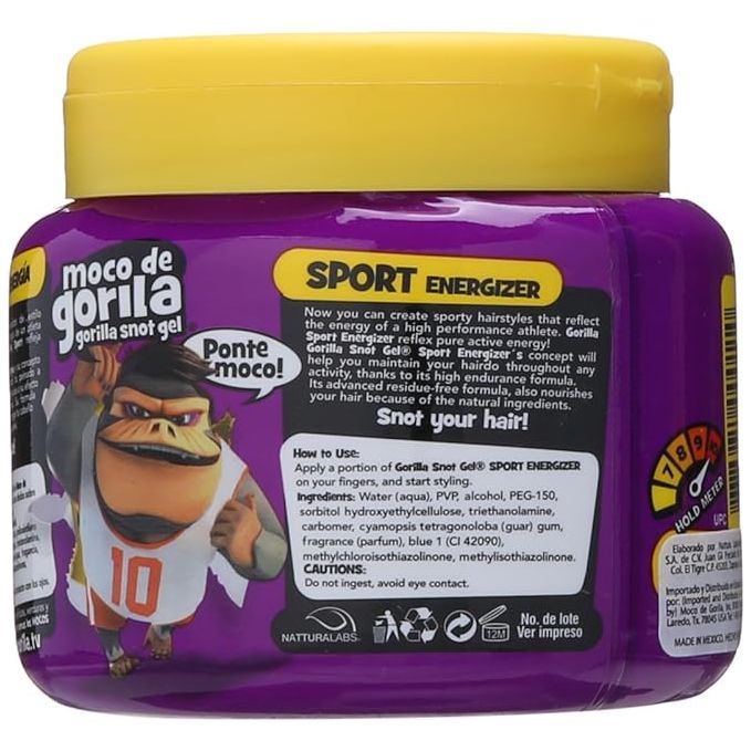 Moco de Gorila Hair Gel – Strong Hold Styling Gel – Punk, Sport, Rockero, Gamer – 9.52oz - Beauty Exchange Beauty Supply