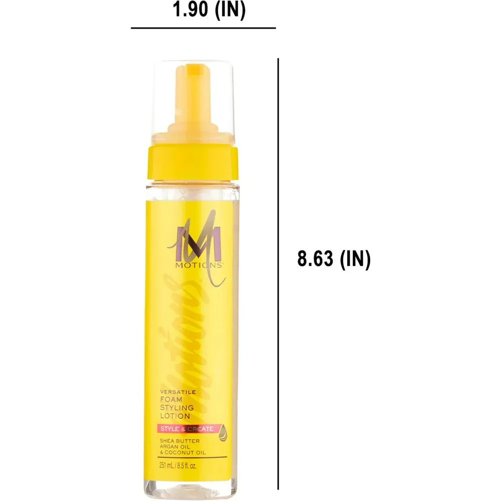 Motions Style & Create Versatile Foam Styling Lotion – Moisturizing Hold & Shine (8.5 fl oz) - Beauty Exchange Beauty Supply