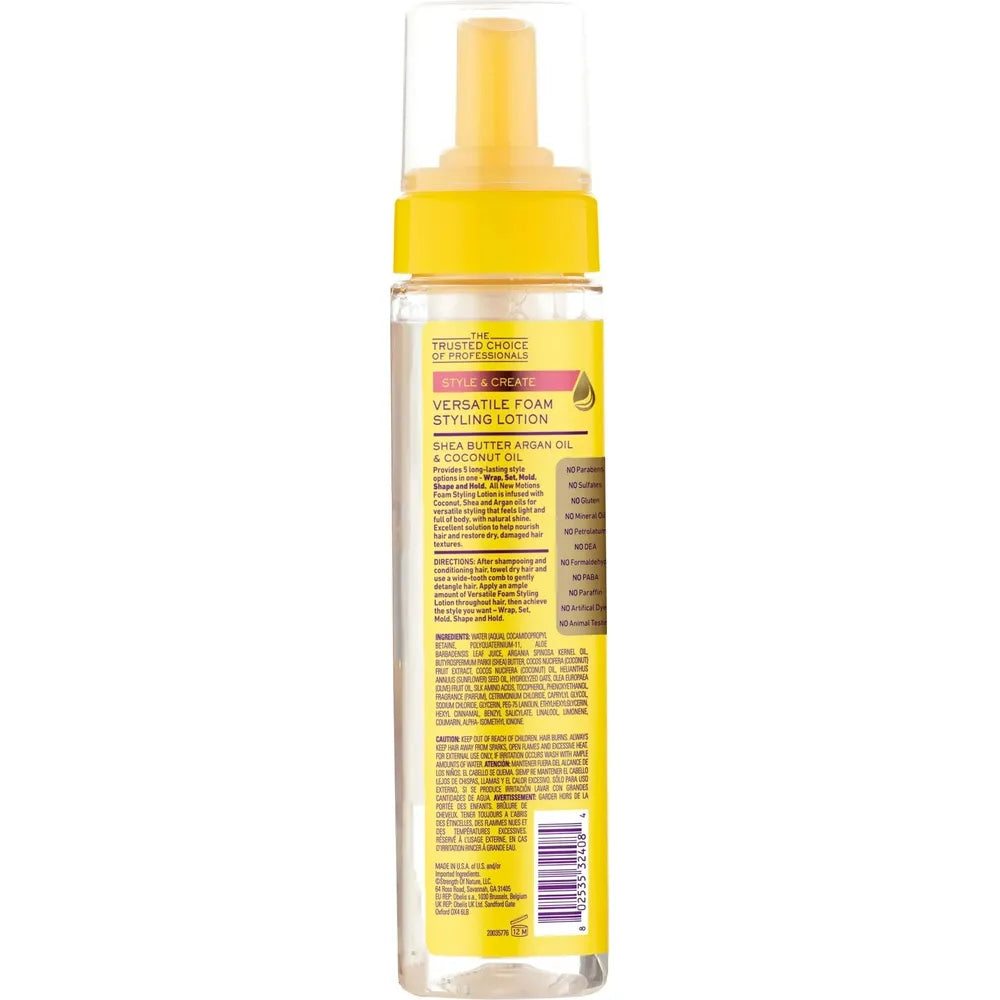 Motions Style & Create Versatile Foam Styling Lotion – Moisturizing Hold & Shine (8.5 fl oz) - Beauty Exchange Beauty Supply