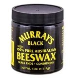 Murray's Black Beeswax - 100% Pure Australian Beeswax - Seals Ends & Conditions - 4oz - Beauty Exchange Beauty Supply
