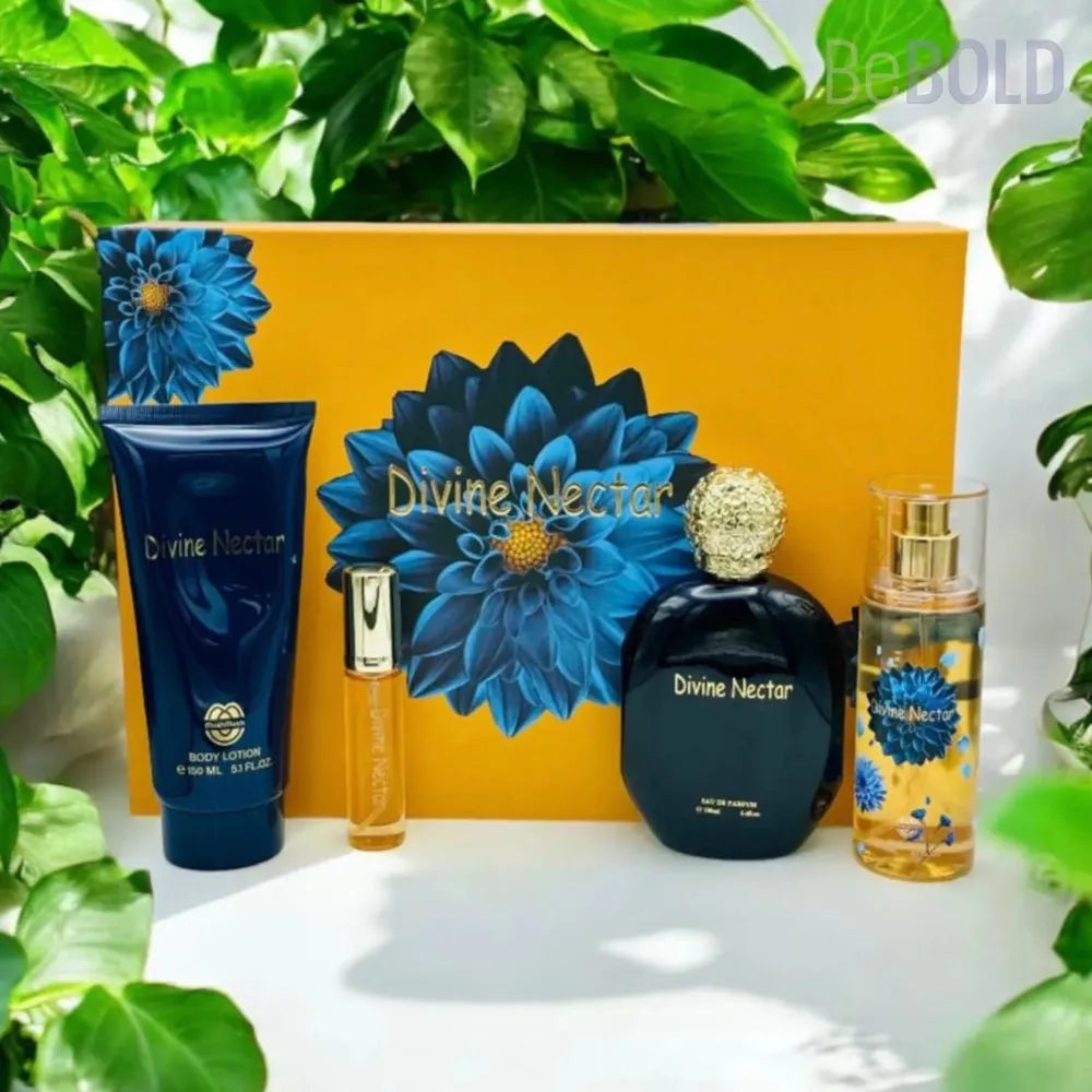 Mush Mush Divine Nectar Gift Set – Eau de Parfum, Body Mist, Body Lotion – Luxurious Fragrance Experience – Perfect Gift Set - Beauty Exchange Beauty Supply