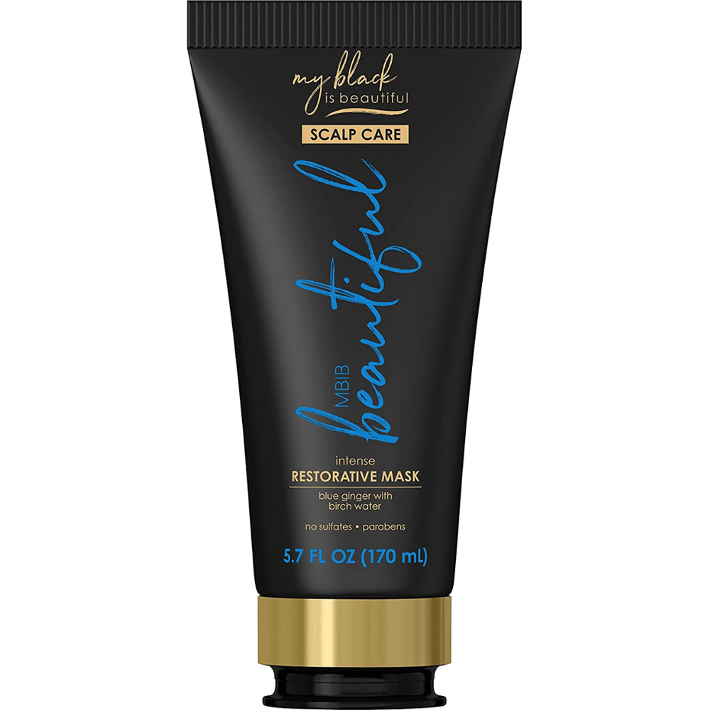 My Black Is Beautiful Blue Ginger Intense Restorative Mask โ Deep Repair & Strength for Textured Hair โ 5.7 oz - Beauty Exchange Beauty Supply