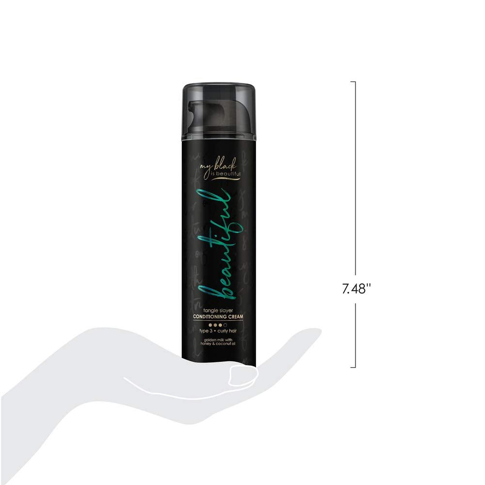 My Black Is Beautiful Leave - In Conditioner โ Type 3 Tangle Slayer, Sulfate - Free Conditioning Cream for Curly Hair โ 6.3 fl oz - Beauty Exchange Beauty Supply