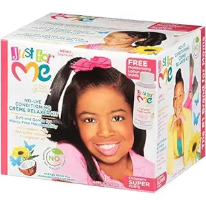 Just for Me No-Lye Relaxer Kit - Regular & Super Strength 1 Application