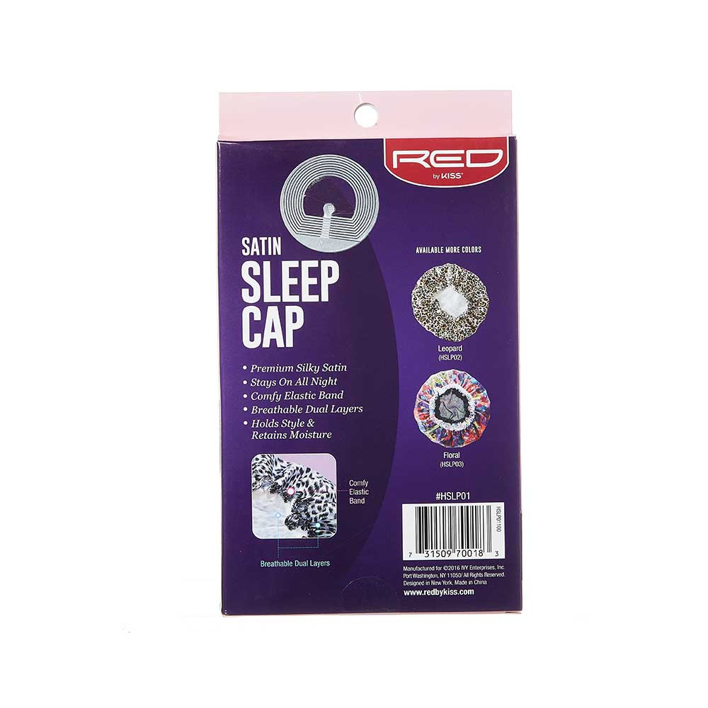 Red by Kiss Satin Sleep Cap