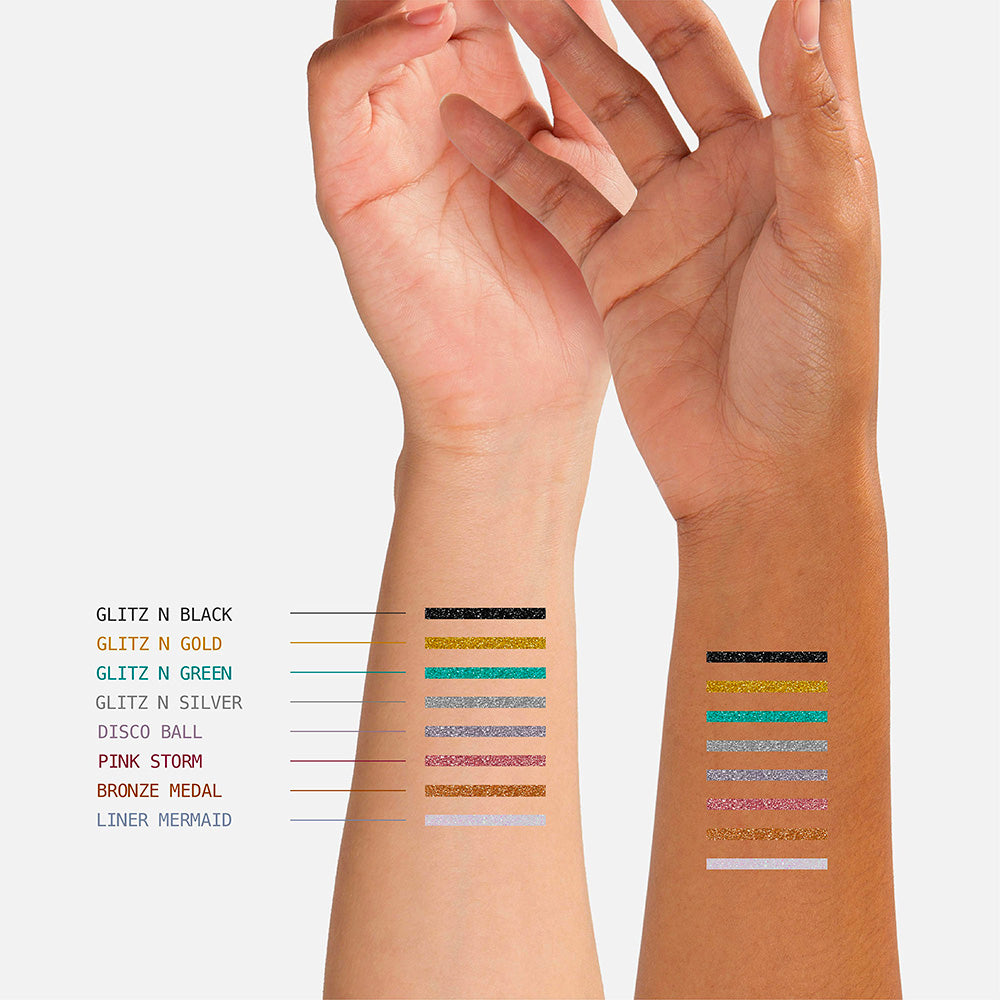 Ruby Kisses I-Bling Eyeliner – 4 Dazzling Shades (7ml)