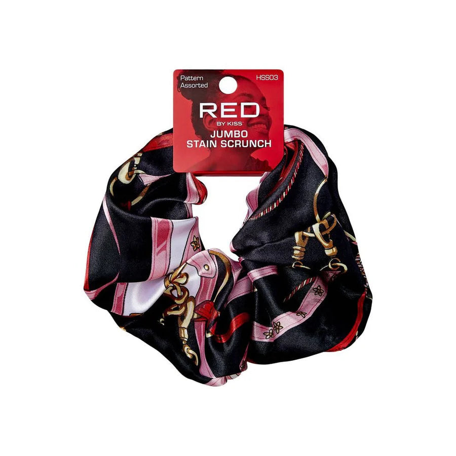 Red by Kiss Jumbo Satin Scrunchie