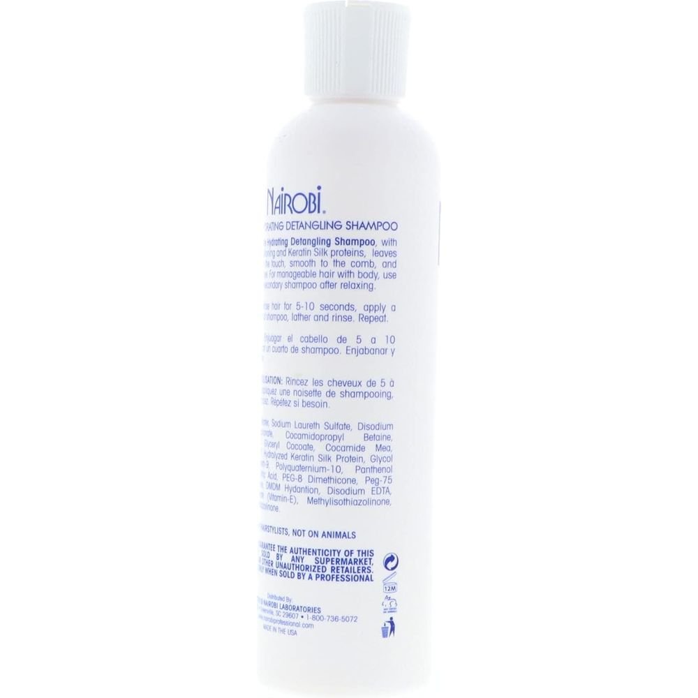 Nairobi Exquisite Hydrating Detangling Shampoo 8 oz – Smooth, Moisturizing & Frizz - Free Hair - Beauty Exchange Beauty Supply