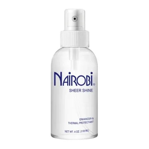 Nairobi Sheer Shine Spray – Lightweight Finishing Mist for Silky, Glossy Hair (4oz) - Beauty Exchange Beauty Supply