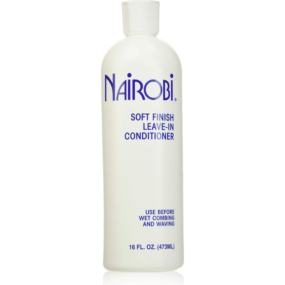 Nairobi Soft Finish Leave - In Conditioner 8 oz โ Hydrate, Detangle & Smooth for Silky, Manageable Hair - Beauty Exchange Beauty Supply