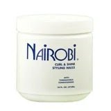 Nairobi Wave Curl & Shine Styling Wax 16 oz – Define, Hold & Shine for Waves, Curls & Textured Styles - Beauty Exchange Beauty Supply