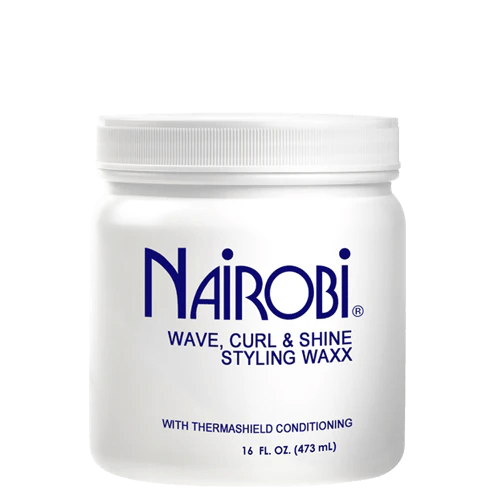Nairobi Wave Curl & Shine Styling Wax 16 oz – Define, Hold & Shine for Waves, Curls & Textured Styles - Beauty Exchange Beauty Supply