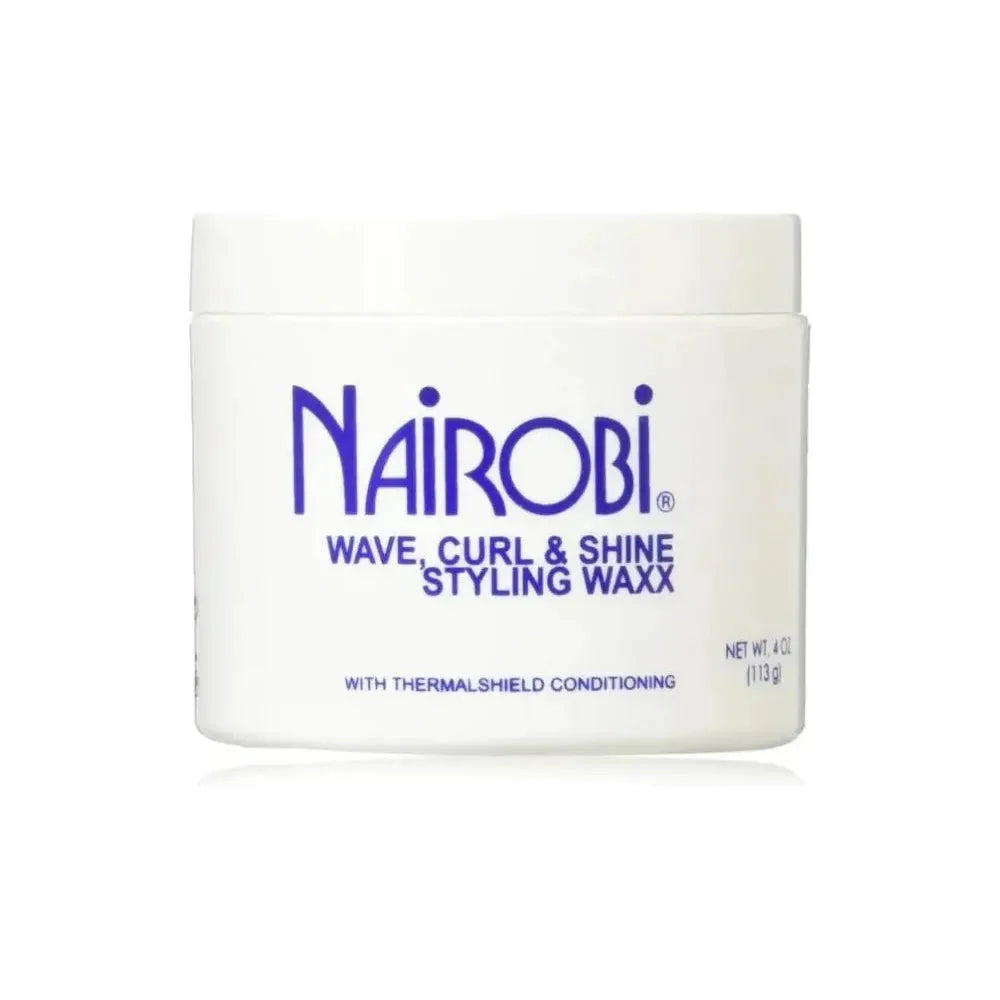 Nairobi Wave Curl & Shine Styling Wax 4 oz โ Define, Shine & Hold for Curls & Waves - Beauty Exchange Beauty Supply