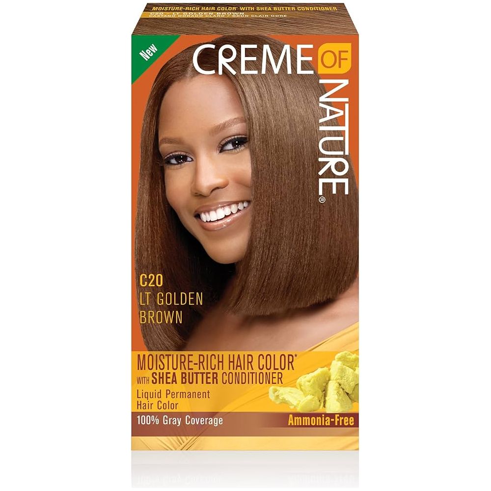 Creme of Nature Liquid Hair Color – Shea Butter Conditioner – 10 Shades