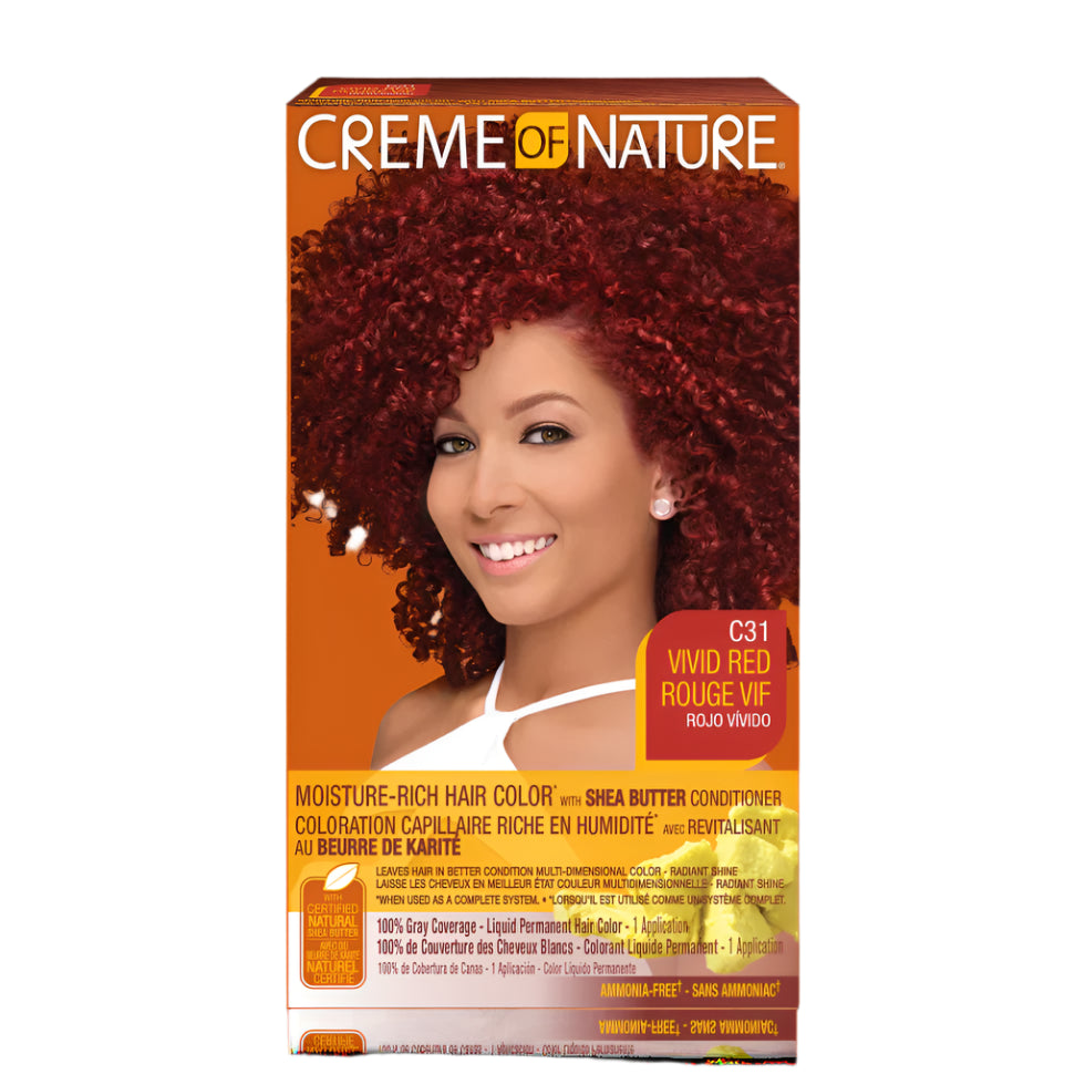 Creme of Nature Liquid Hair Color – Shea Butter Conditioner – 10 Shades