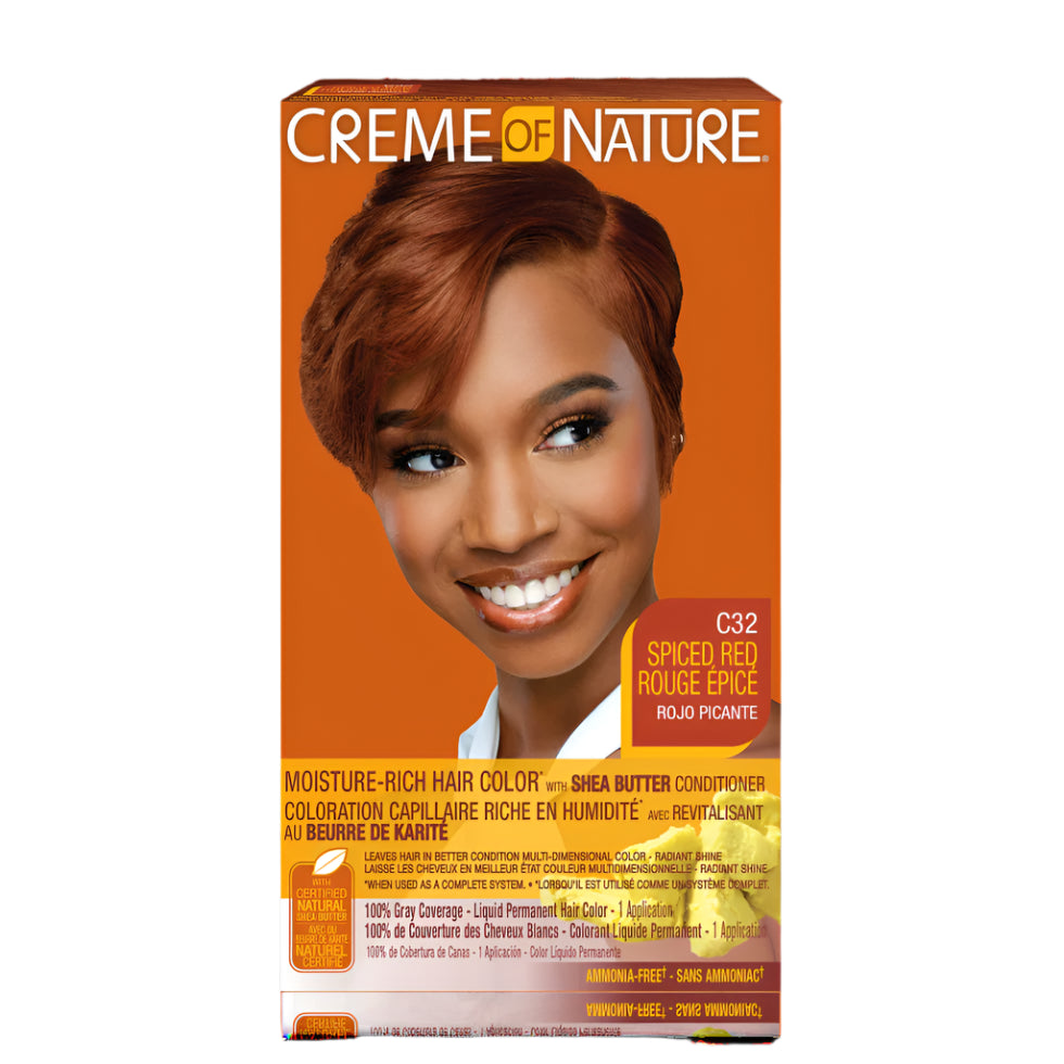 Creme of Nature Liquid Hair Color – Shea Butter Conditioner – 10 Shades