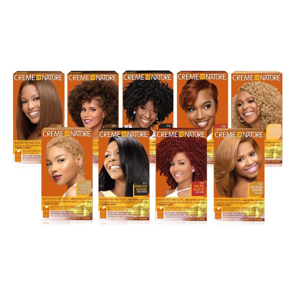 Creme of Nature Liquid Hair Color – Shea Butter Conditioner – 10 Shades