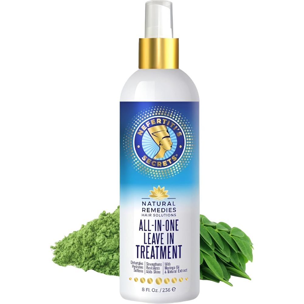 Nefertiti's Secrets All - In - One Leave - In Treatment โ Moisturizes, Detangles & Strengthens Hair โ 8 oz - Beauty Exchange Beauty Supply