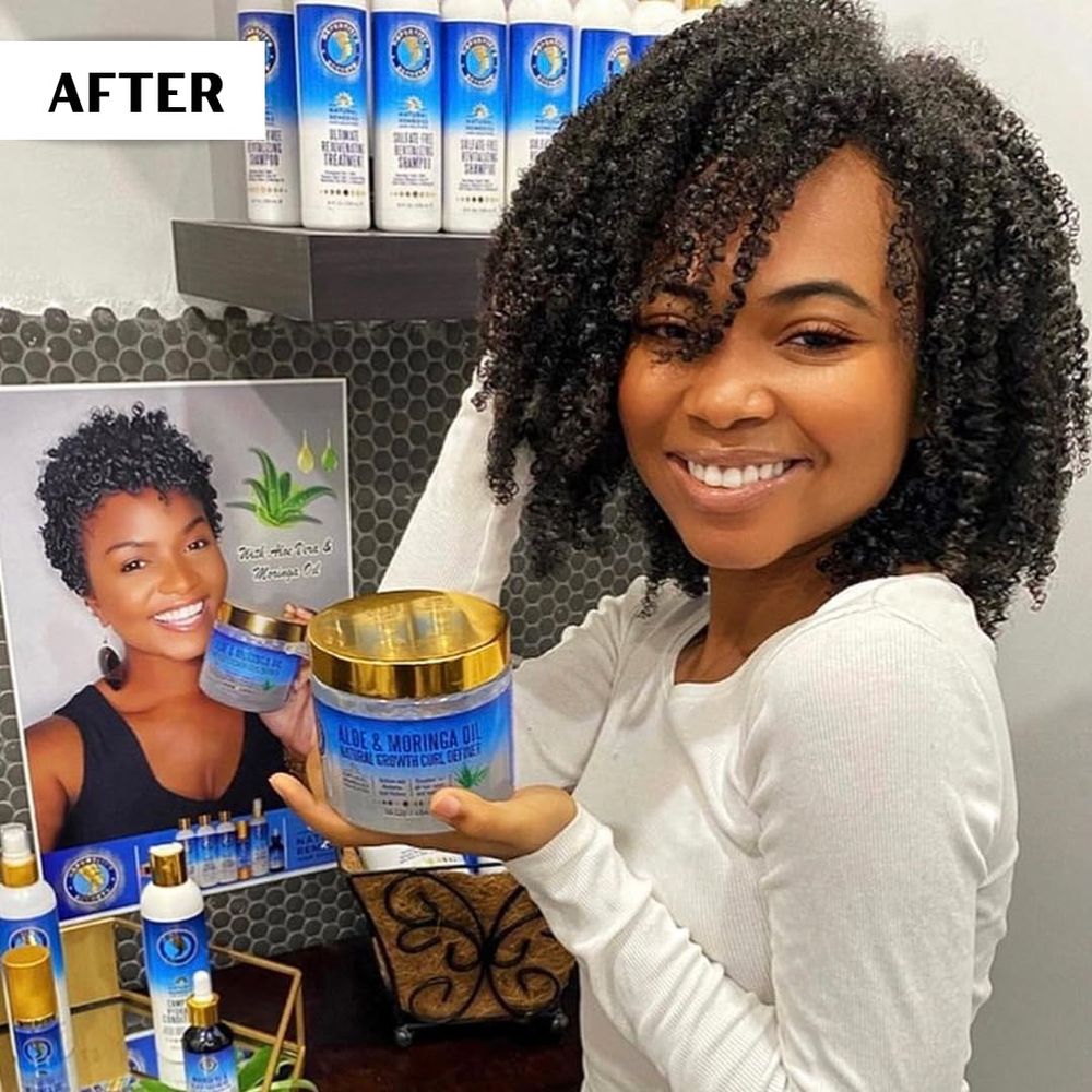 Nefertiti's Secrets Natural Growth Curl Definer – Defines, Nourishes & Promotes Hair Growth – 16 oz - Beauty Exchange Beauty Supply