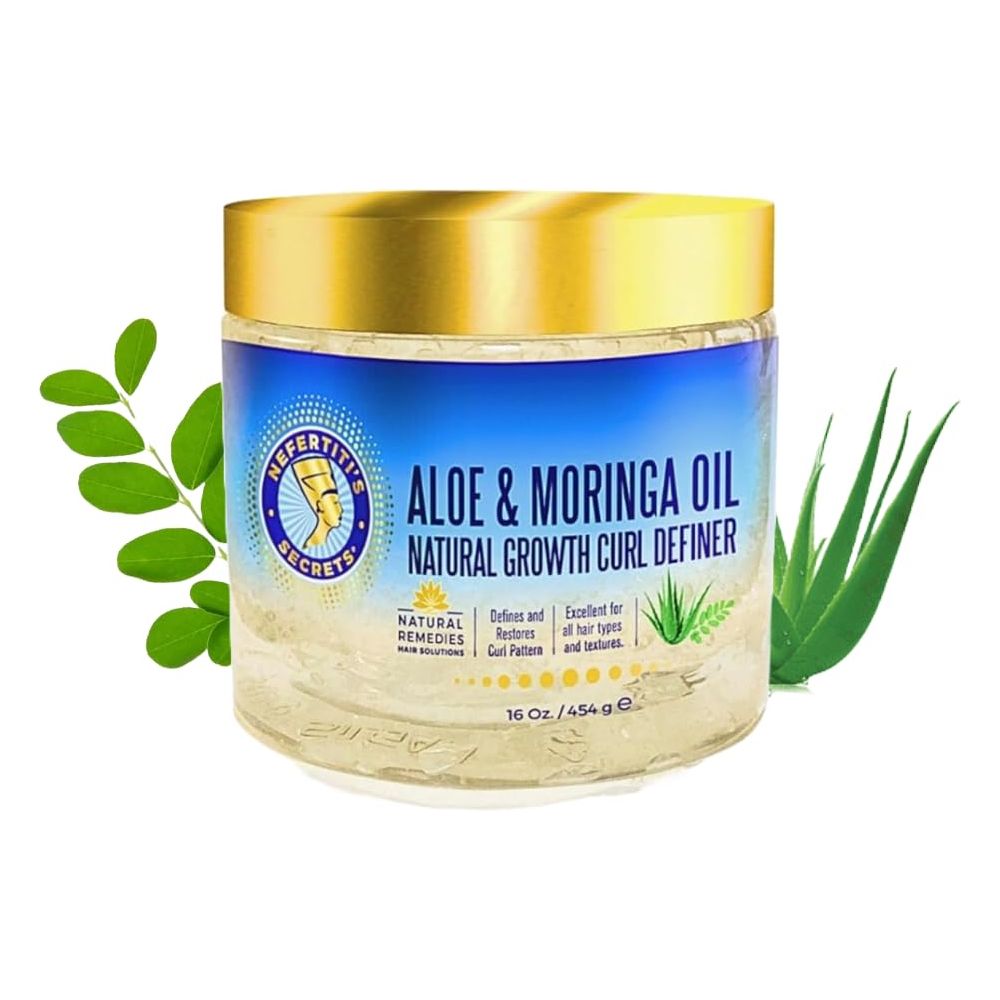 Nefertiti's Secrets Natural Growth Curl Definer โ Defines, Nourishes & Promotes Hair Growth โ 16 oz - Beauty Exchange Beauty Supply