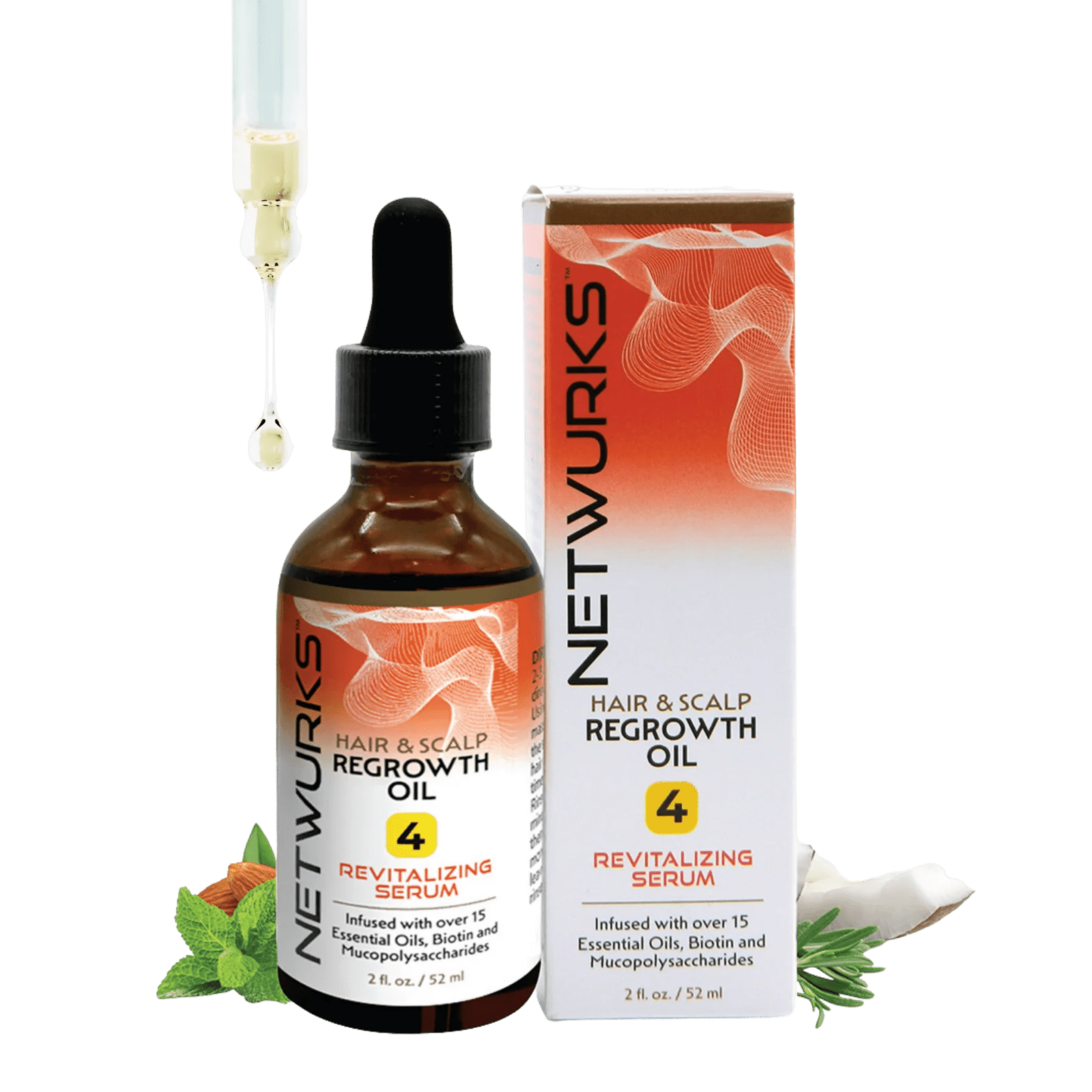 Netwurks Hair & Scalp Regrowth Oil – 2oz - Beauty Exchange Beauty Supply