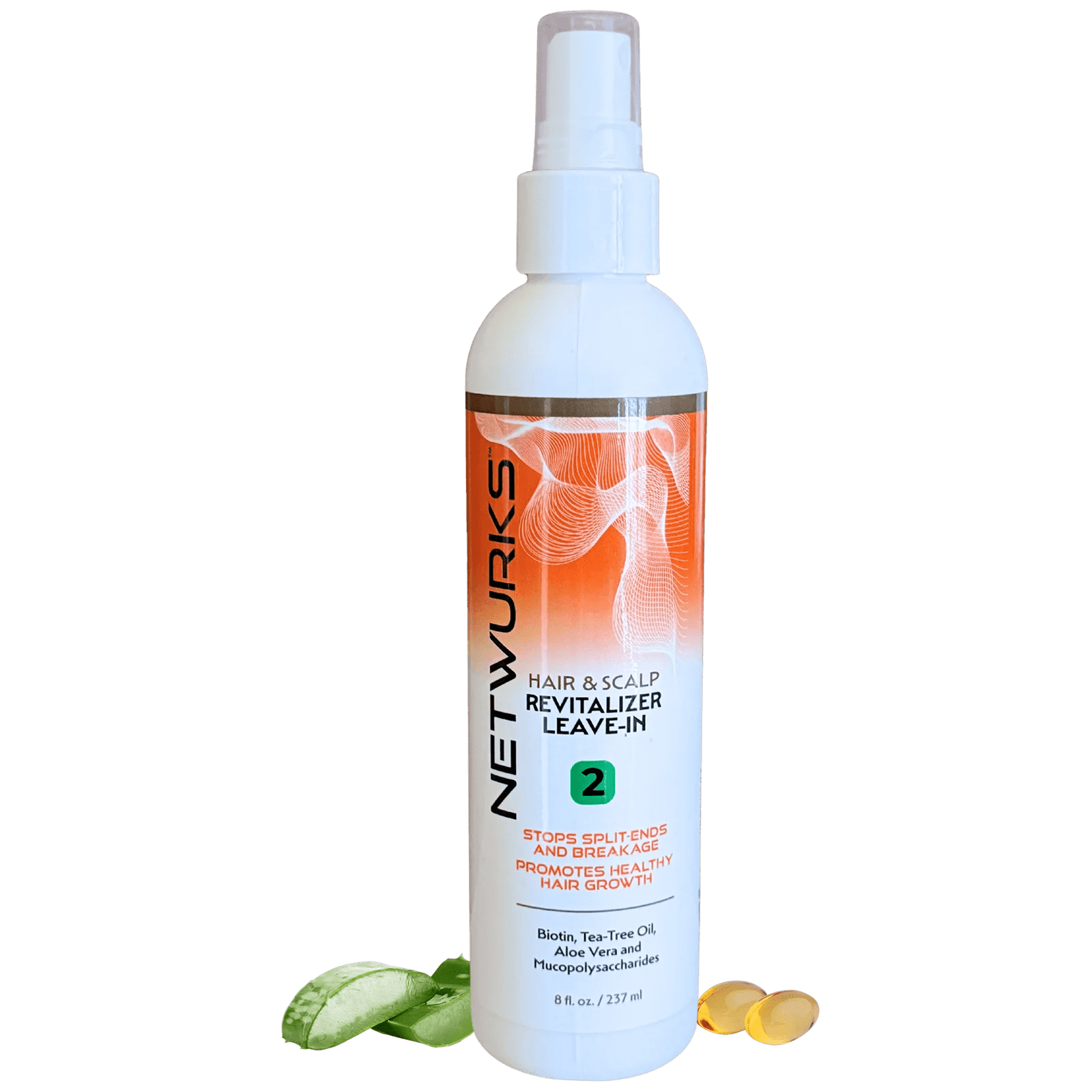 Netwurks Hair & Scalp Revitalizer Leave - In Spray – 8oz - Beauty Exchange Beauty Supply