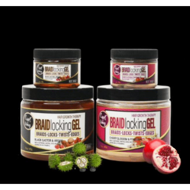 Next Image Braid Locking Gel – Cherry Blossom & Pomegranate | Black Castor & Argan – 3 oz - Beauty Exchange Beauty Supply