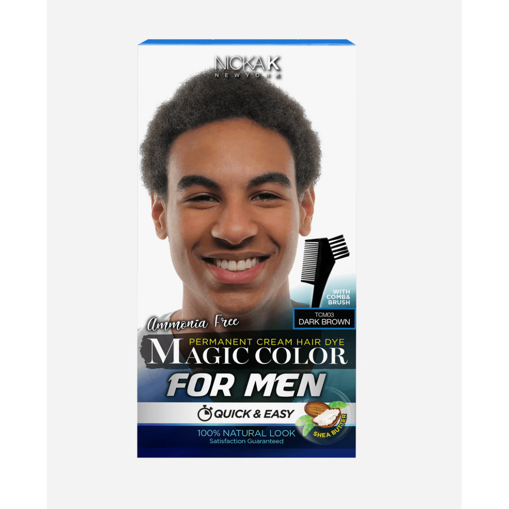 Nicka K New York Magic Color For Men Permanent Hair Dye - Beauty Exchange Beauty Supply