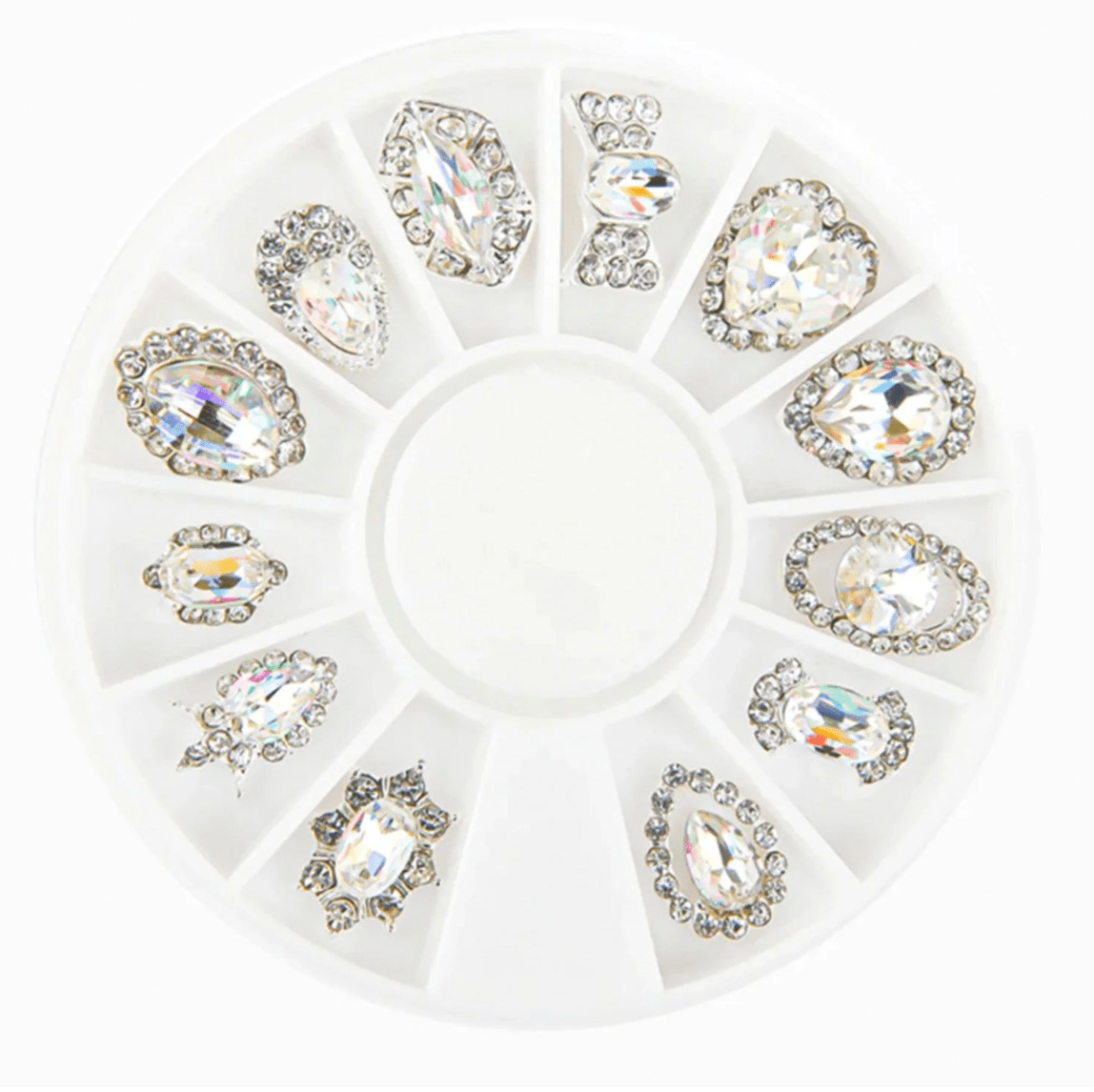 Nicka K New York Nail Art DIY Rhinestone Round Case - Beauty Exchange Beauty Supply