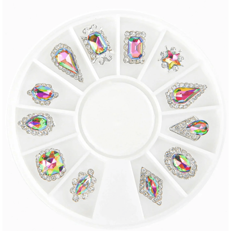 Nicka K New York Nail Art DIY Rhinestone Round Case - Beauty Exchange Beauty Supply