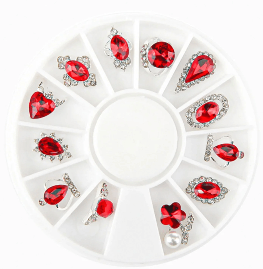 Nicka K New York Nail Art DIY Rhinestone Round Case - Beauty Exchange Beauty Supply
