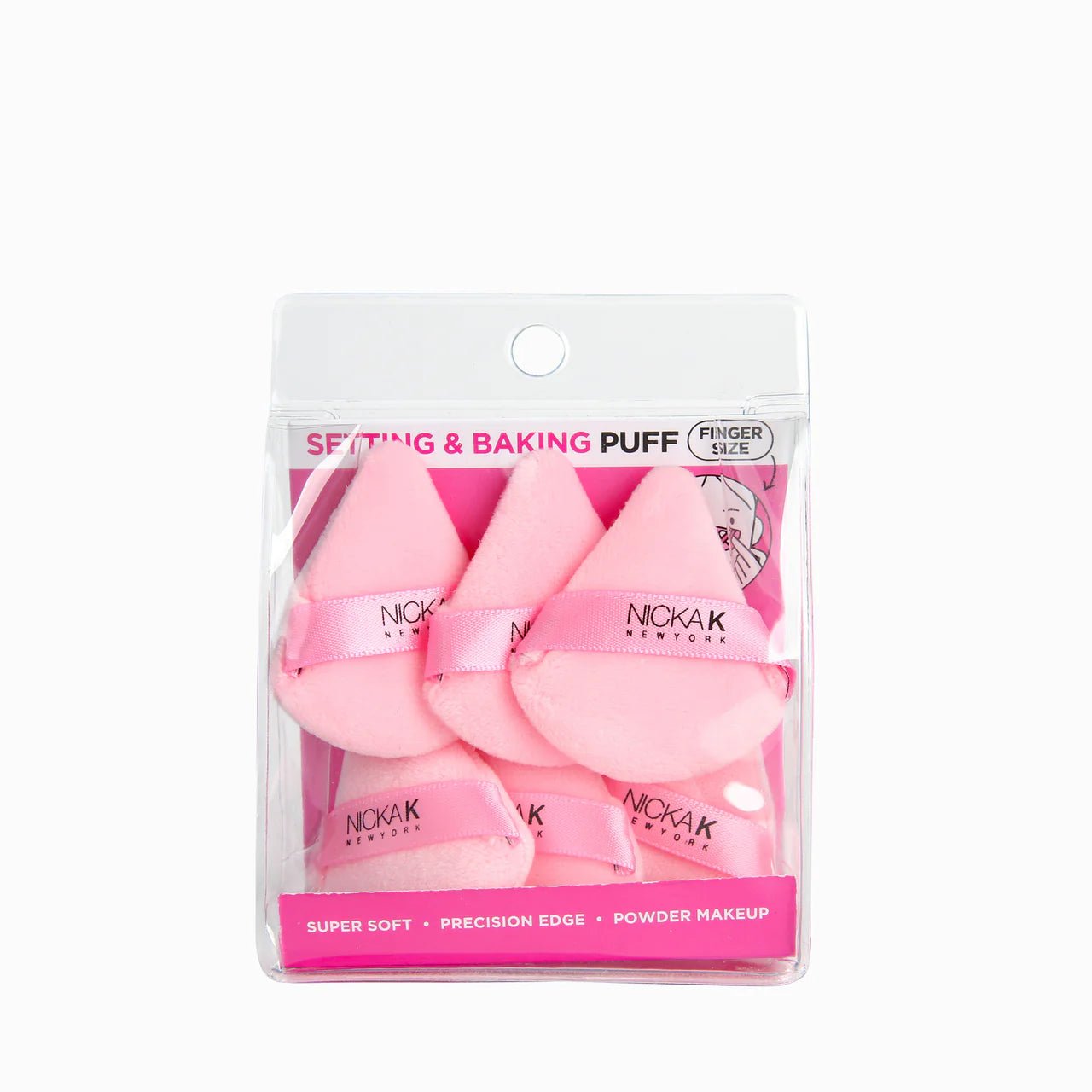 Nicka K New York Setting & Baking Puff Mini – 6pcs - Beauty Exchange Beauty Supply