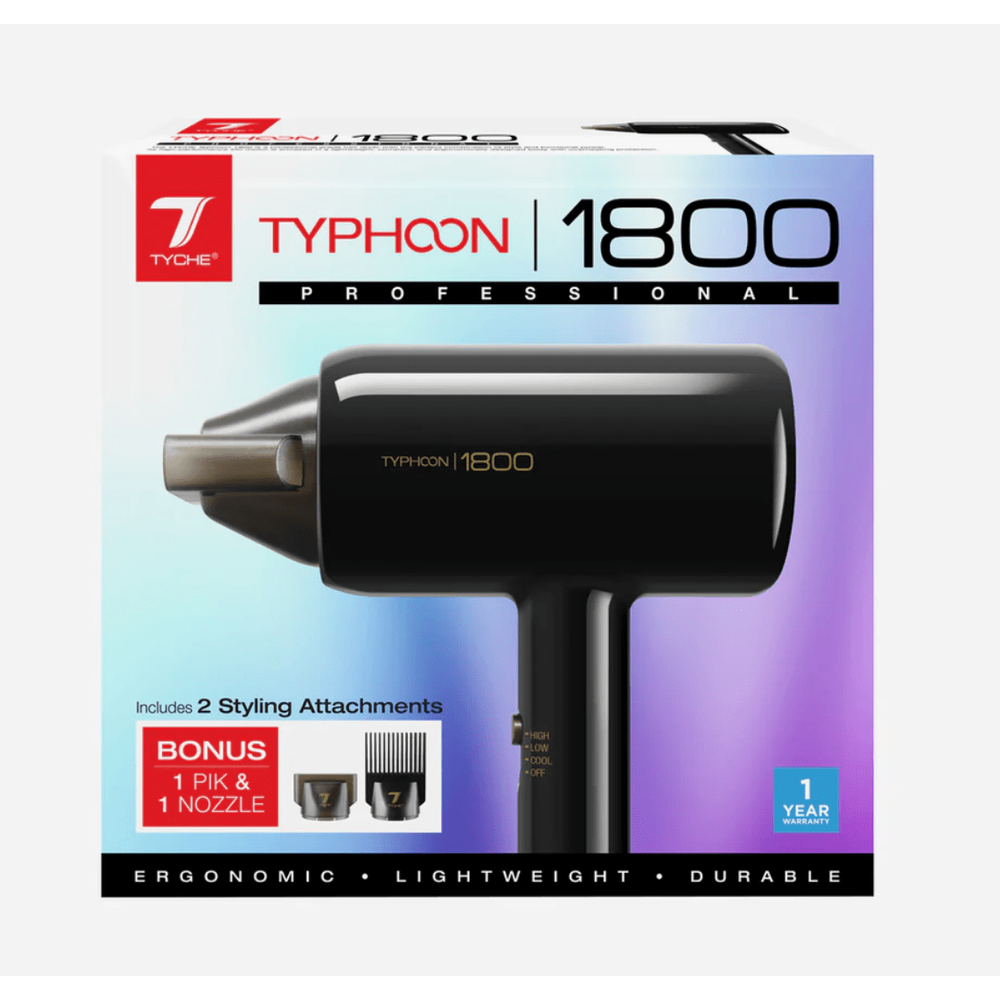 Nicka K Typhoon 1800 Hair Dryer – Compact DC Motor - Beauty Exchange Beauty Supply