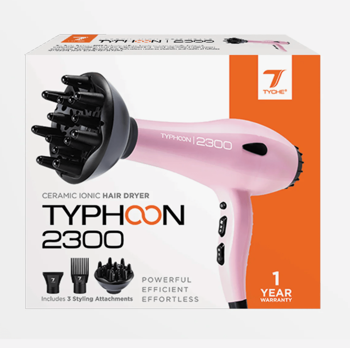Nicka K Typhoon 2300 Ceramic Hair Dryer – Pink - Beauty Exchange Beauty Supply