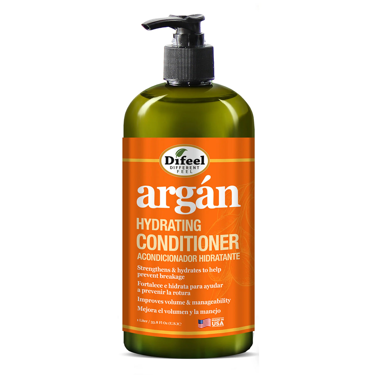 Difeel Argan Hydrating Shampoo & Conditioner – 33.8 oz