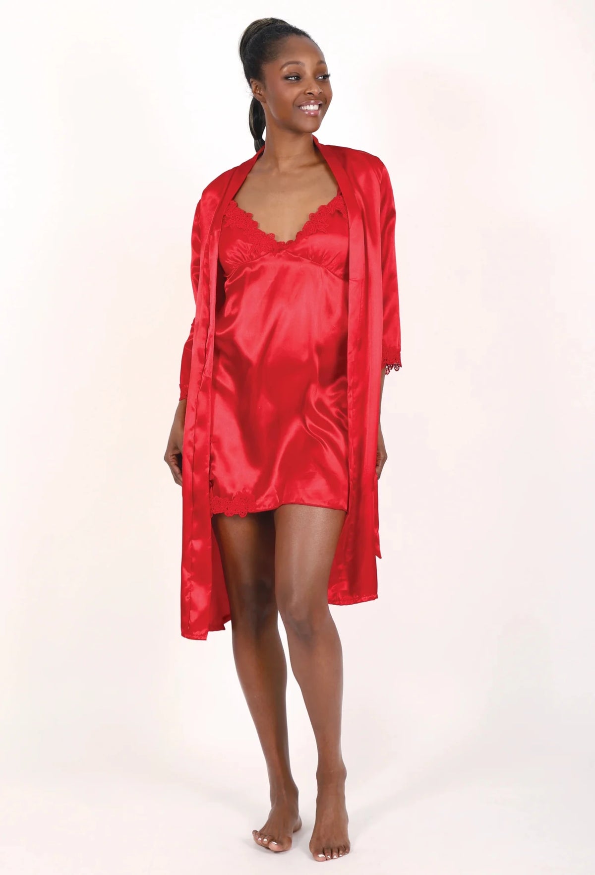 NUEE New York Satin Sleep & Loungewear – 5 Piece Set - Beauty Exchange Beauty Supply
