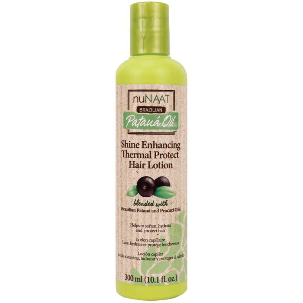 nuNAAT Brazilian Pataua Oil Thermal Protect Hair Lotion – Heat Defense & Shine Booster (10.1oz) - Beauty Exchange Beauty Supply