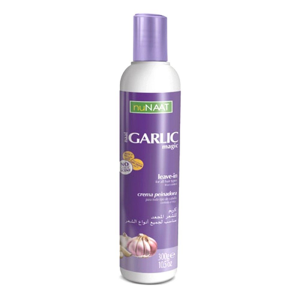 nuNAAT Garlic Magic Leave - In – Strengthen, Nourish & Detangle Fragile Hair (10.5oz / 300ml) - Beauty Exchange Beauty Supply