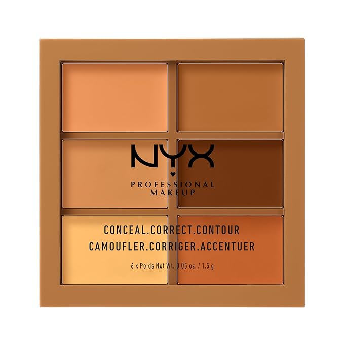 NYX Conceal Correct Contour Palette – 3 Shades - Beauty Exchange Beauty Supply
