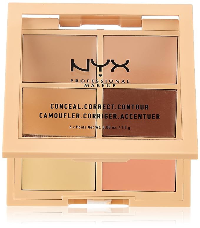 NYX Conceal Correct Contour Palette – 3 Shades - Beauty Exchange Beauty Supply