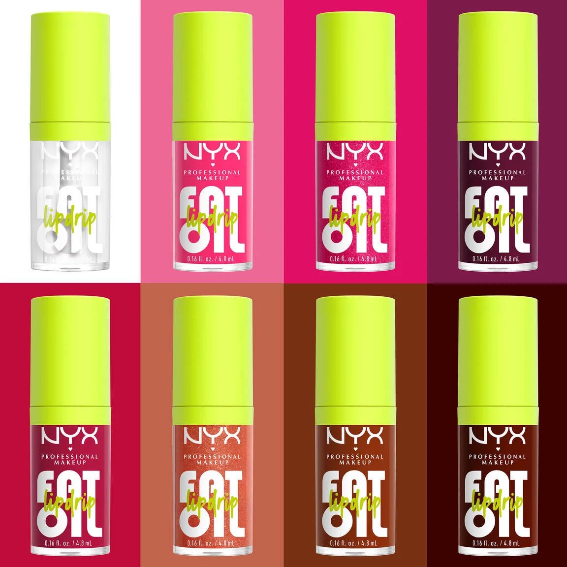 NYX Fat Oil Hydrating Tinted Lip Oil Gloss – 18 Shades - Beauty Exchange Beauty Supply