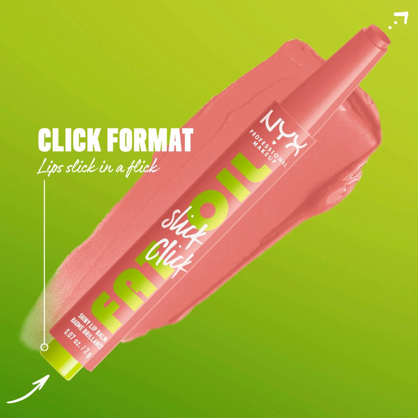 NYX Fat Oil Slick Click Lip Oil Balm – 20 Shades - Beauty Exchange Beauty Supply