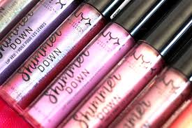 NYX Shimmer Down Lip Veil – 10 Shades - Beauty Exchange Beauty Supply