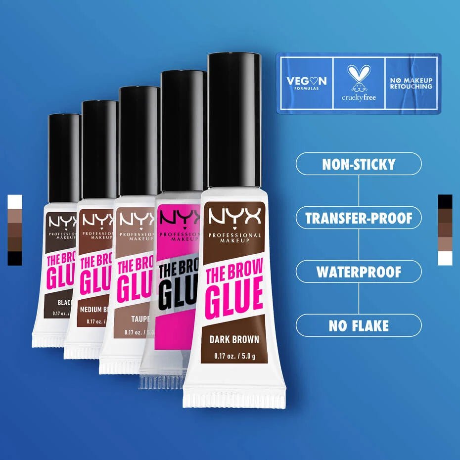 NYX The Brow Glue โ Long - Hold Gel - Beauty Exchange Beauty Supply