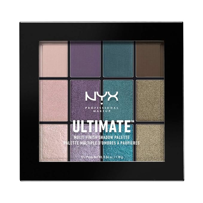 NYX Ultimate Multi - Finish Shadow Palette – 4 Shades - Beauty Exchange Beauty Supply